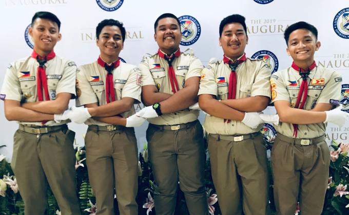 Service in the Inagaurial of our newly elected mayor