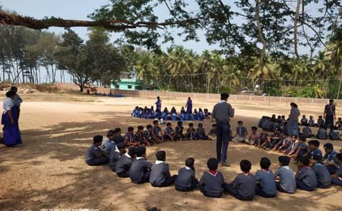 Kundhapura Taluk level PLT camp  @ Stella Maris High School, Gangolli ,Bharath scouts and guides Udupi District Association,Karnataka state, India.