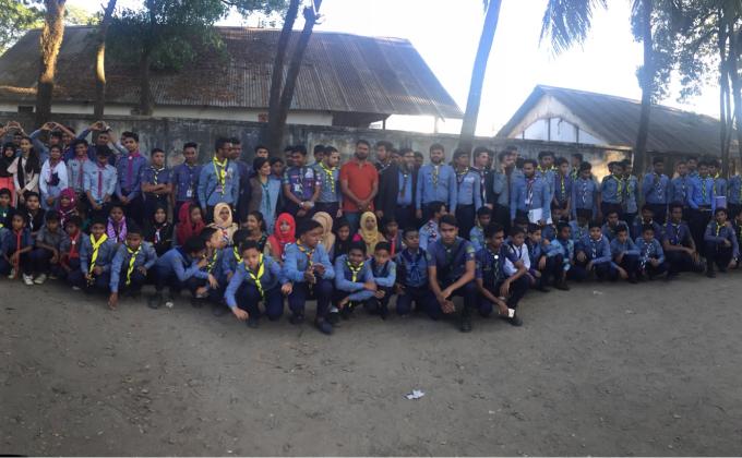 Sylhet Railway scouts all unite...