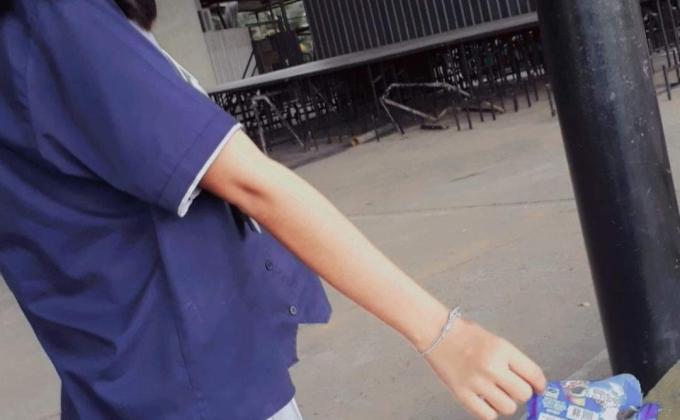 เก็บขยะ