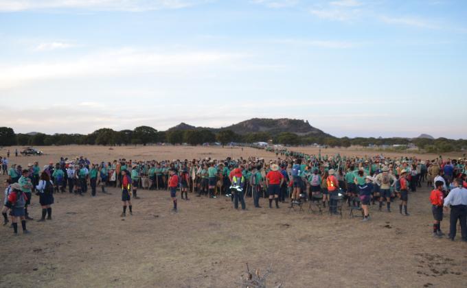 subjefe de campo cuervos del camporee 2019 Aguascalientes 