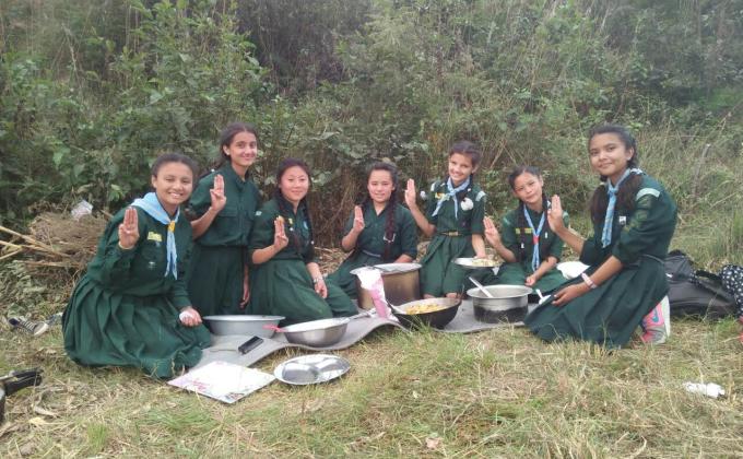Jugal Scouts Cooking Competetion