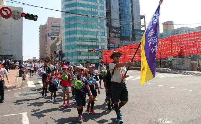 基隆市客家義民節挑擔犒軍遊行