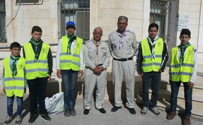 مجموعة خليل الرحمن الكشفية تشارك في الاحتفال المركزي بيوم الشجرة " شجرة بدم الشهيد تروى"