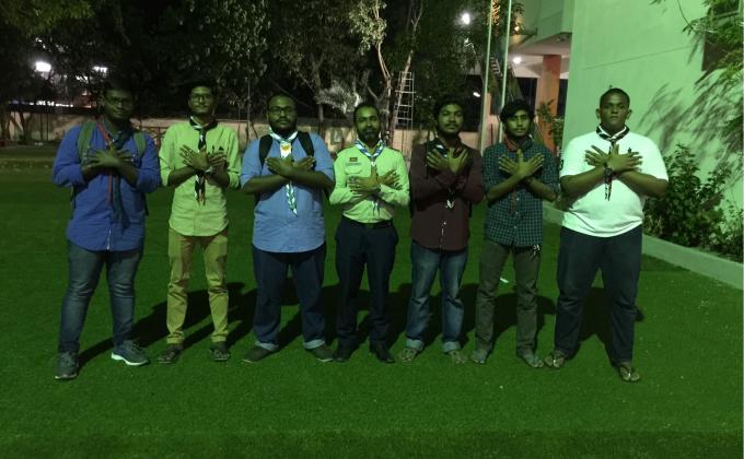 Messengers of Peace introduction to two scout groups 