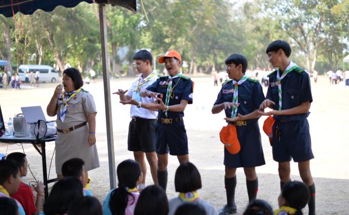 จัดฐานกิจกรรมให้ความรู้ Messengers of Peace Thailand