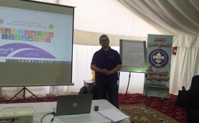 #ورشة_التنمية_المستدامة   #مخيم_المرموم