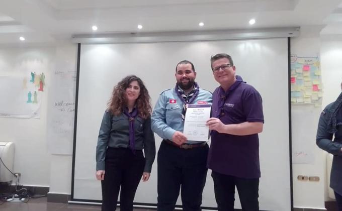  the World Organization of Scouting Movement Consultants training in the Arab Region