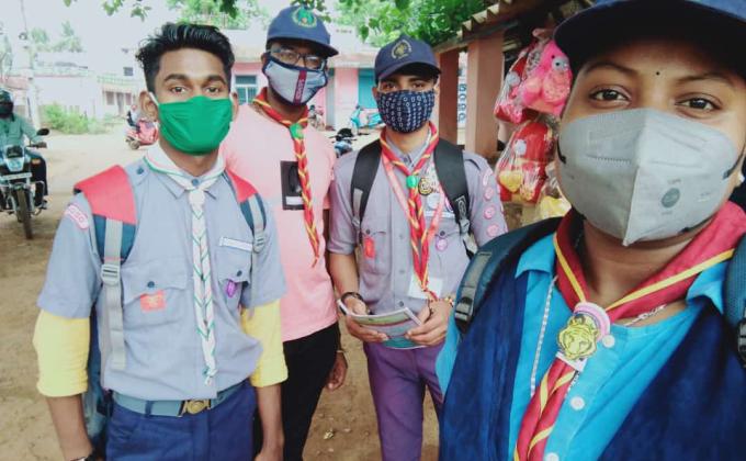 Corona awareness program at Khordha 