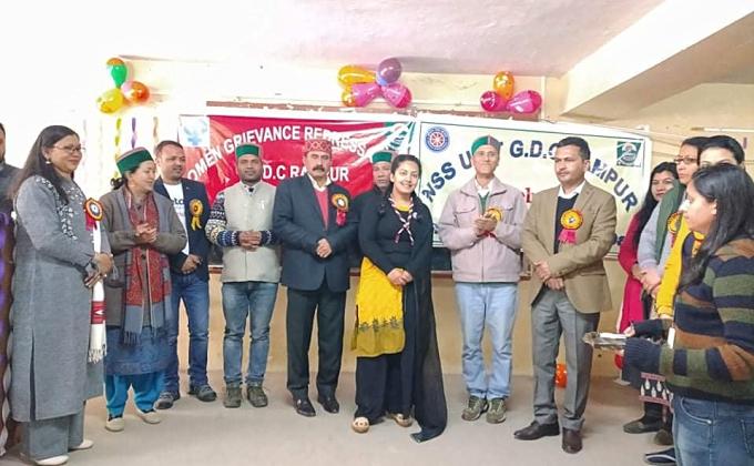 Selected as Gender Champion on International Women's Day from R&R unit Rampur Bushahr.