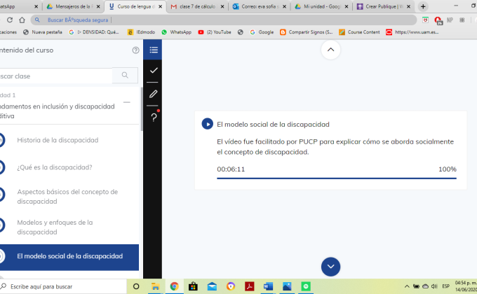   Curso en línea Unidad I 