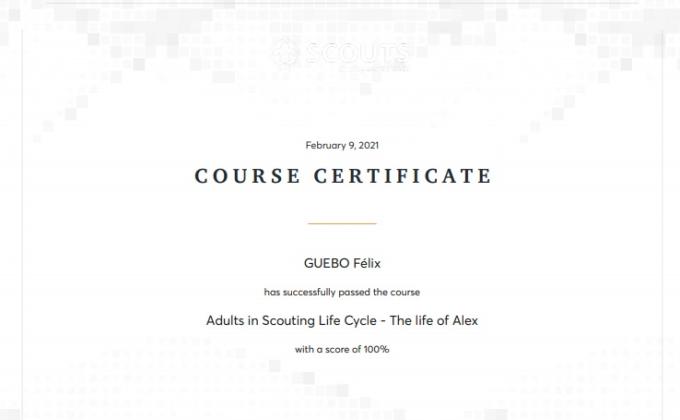 [E-LEARNING] Adults in Scouting Life Cycle