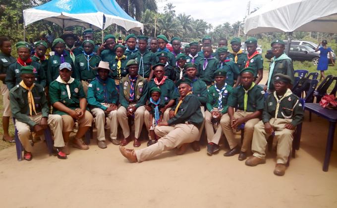 Chief Harry Etukudo Reaffirmed the scout promise at 85