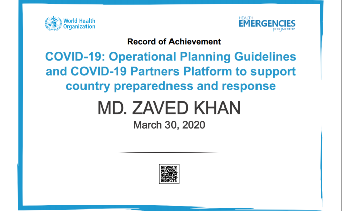 COVID-19: Operational Planning Guidelines and COVID-19 Partners Platform to support country preparedness and response Cource For World Health Organization