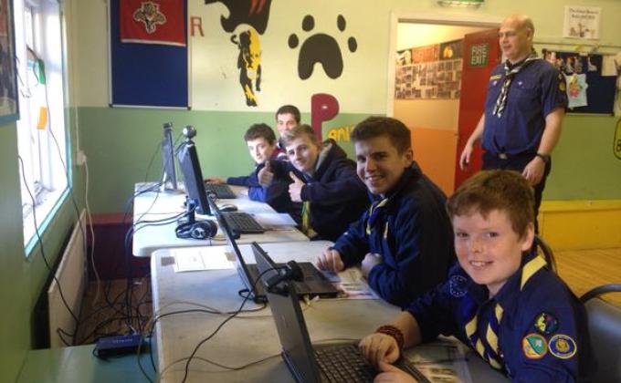 Scouting Ireland - Gleann na Boinne scout county taking part in JOTA/JOTI