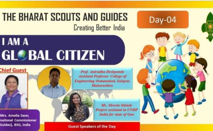 REPORT OF WEBINAR CONDUCTED BY BHARAT SCOUTS AND GUIDES DAY 4