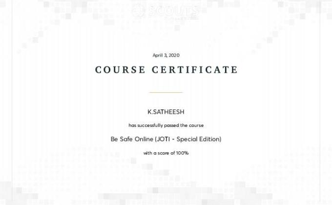 Special JOTI, 3-5 April 2020