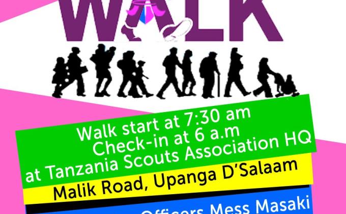 Tanzania Scouts Association - CHARITY WALK 