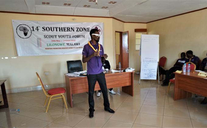 SCOUTS GO SOLAR  WORKSHOP DURING 14TH SOUTHERN ZONE YOUTH FORUM