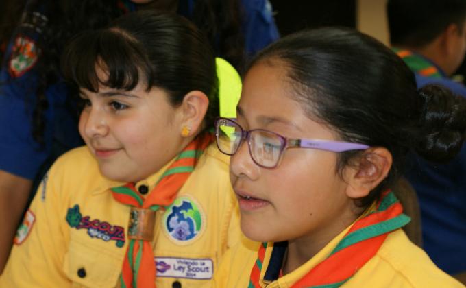 La sección de Manada de lobatos y Lobeznas del Grupo 7 de SLP, también estuvo presente y muy activa participando en el Jota Joti 2014