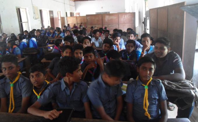 Jota - Joti Held @ ST XAVIERS H S S MITHRAKARI, KUTTANADU (AU2KUT)