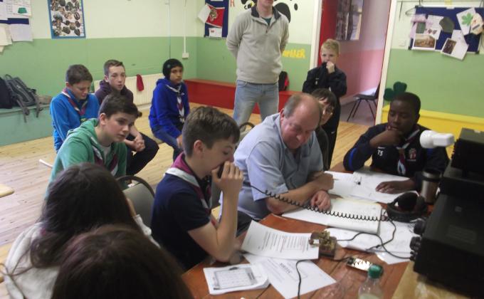 Scouts from 1st Meath Navan Ireland