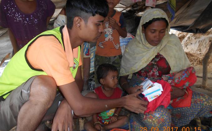 Voleintering on Rohunghay Camp 