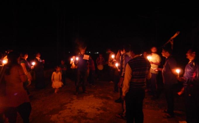Earth Hour 2017 at KV Hasimara