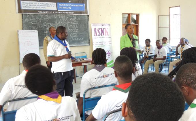 SECOURS SCOUT AUX VICTIMES DE L’ERUPTION DU VOCLAN  NYIRAGONGO