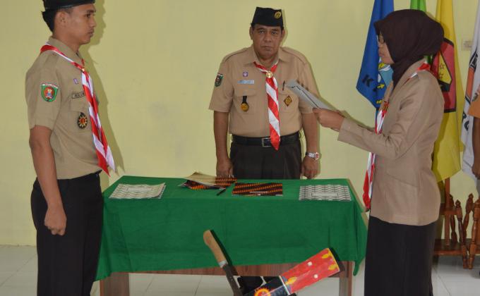 Inauguration of Maluku Provincial Board of Rover and Ranger of the Gerakan Pramuka of Indonesia tenure 2014-2019