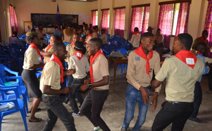 Atelier des Jeunes Ambassadeurs Messagers de la Paix et des Jeunes Coordonnateurs des Centres « Scout du Monde »