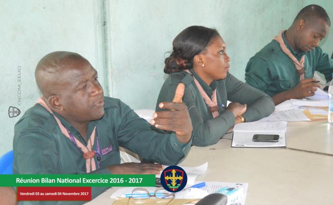 Réunion Bilan National des Eclaireuses et Eclaireurs Unioniste de Côte d'Ivoire (EEUCI)