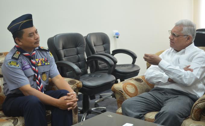 Very Good Discussion with Bharat Scout Commissioner 