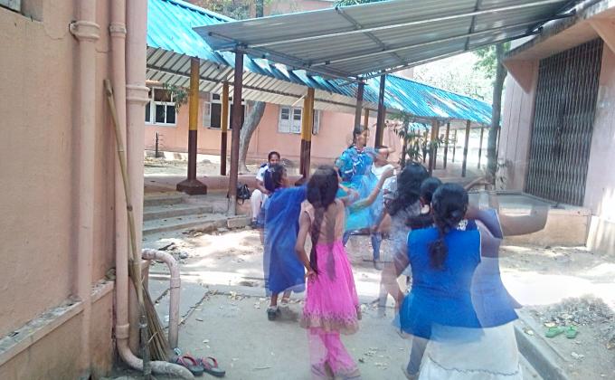 Dance practice for National Utsava
