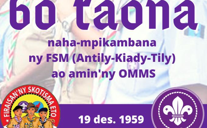 60è Anniversaire de l’Organisation scoute de Madagascar