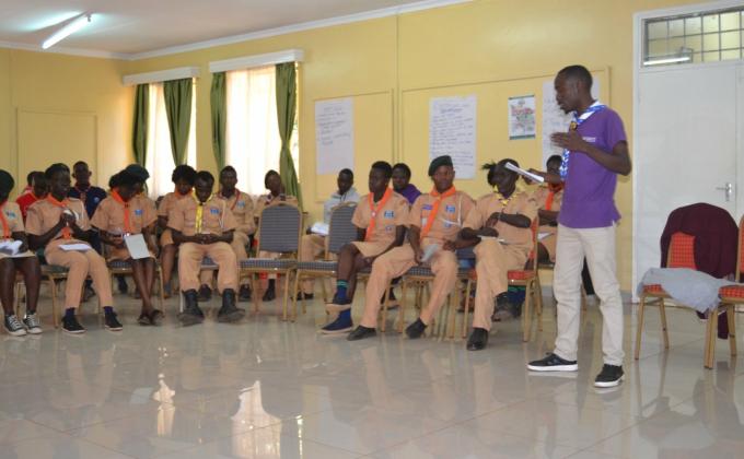 Messengers of Peace training during the National Youth Forum 