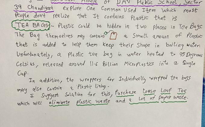 Say NO to plastic
