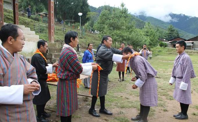 Scout committment ceremoney