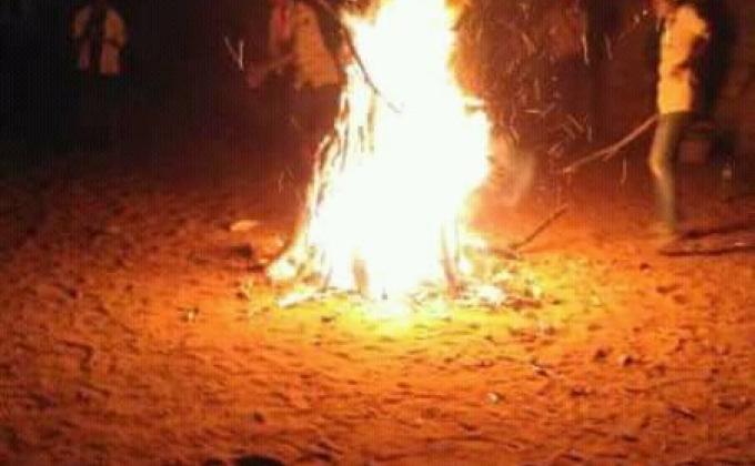 un super feu de camp