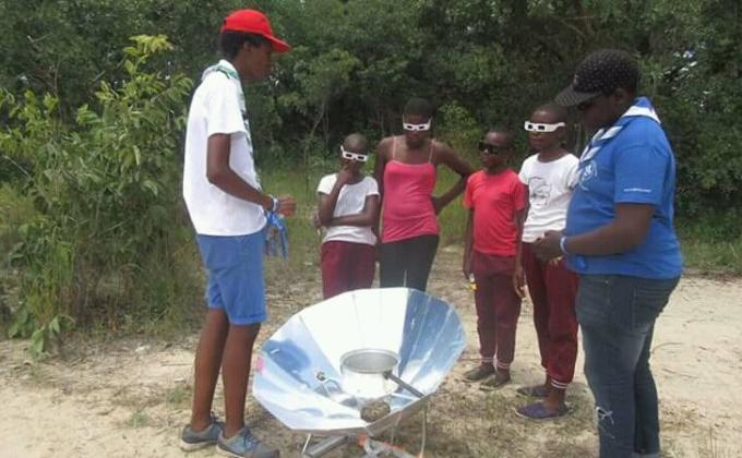 Scouts Go Solar Training at Africa Scouts Day