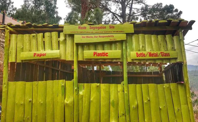 waste segregation side work done