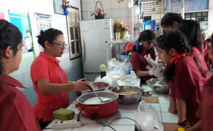 สอนทำสังขยากินกับขนมปัง