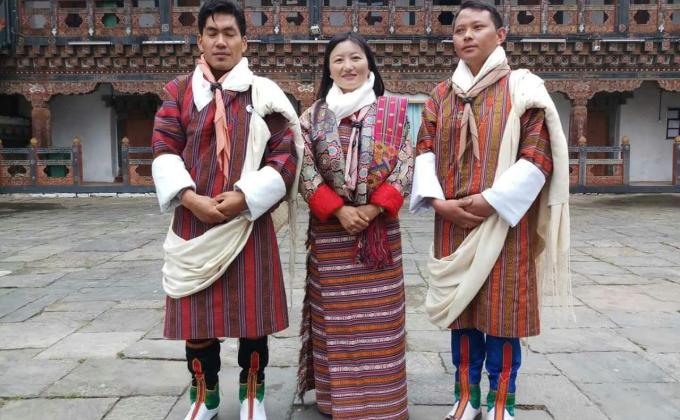 Bhutan Scout Association awarded Scout Service Award to three Scout Leaders. 