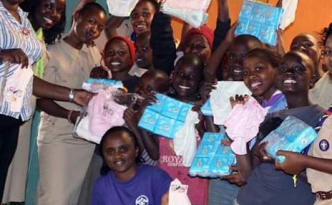 Women in scouting (girl scout empowerment ) spreding the smiles.