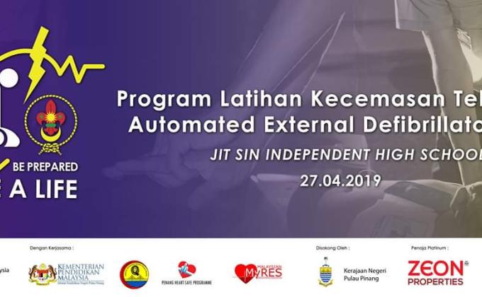 CPR emergency technique and Automated External Defibrilator (AED) training programme