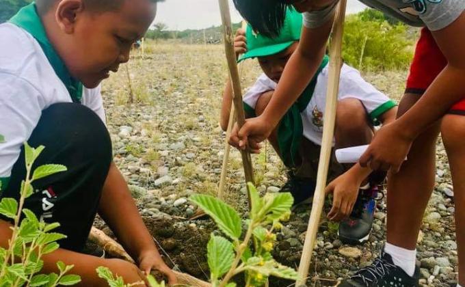Parparoroc Scouts joins Environment Month Tree Planting Activity