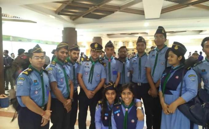 ROVER SCOUT'S SERVICE AT TAX FAIR DHAKA 2019

