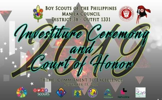 UE Manila Outfit 1331 Investiture