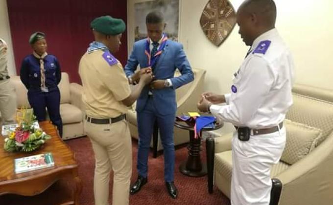 INTRODUCING SCOUTING TO THE  COUNTRY LEADERSHIP 