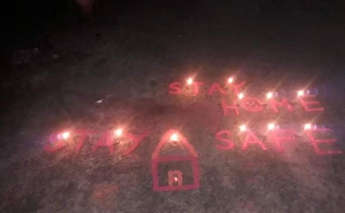 Special Earth Hour Fight together Coronavirus 